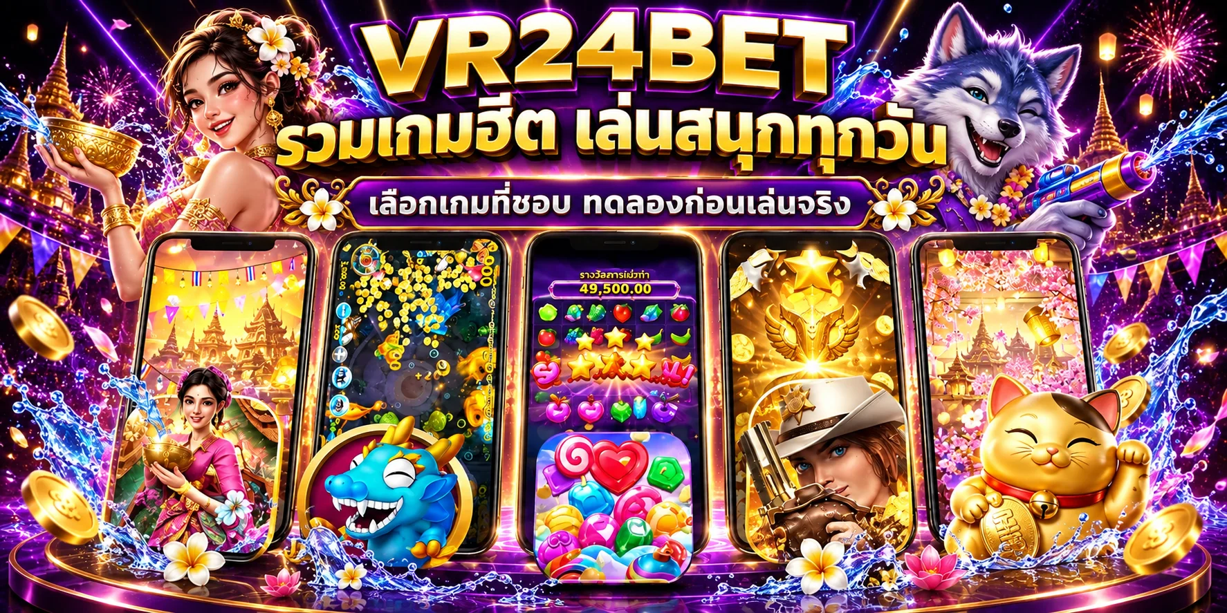 แบนเนอร์ VR24BET รวมเกมสล็อตบนเว็บ24ออนไลน์